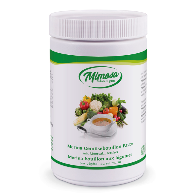 Merina Gem&amp;#252;sebouillon fettfrei mit Meersalz (Paste), 1kg